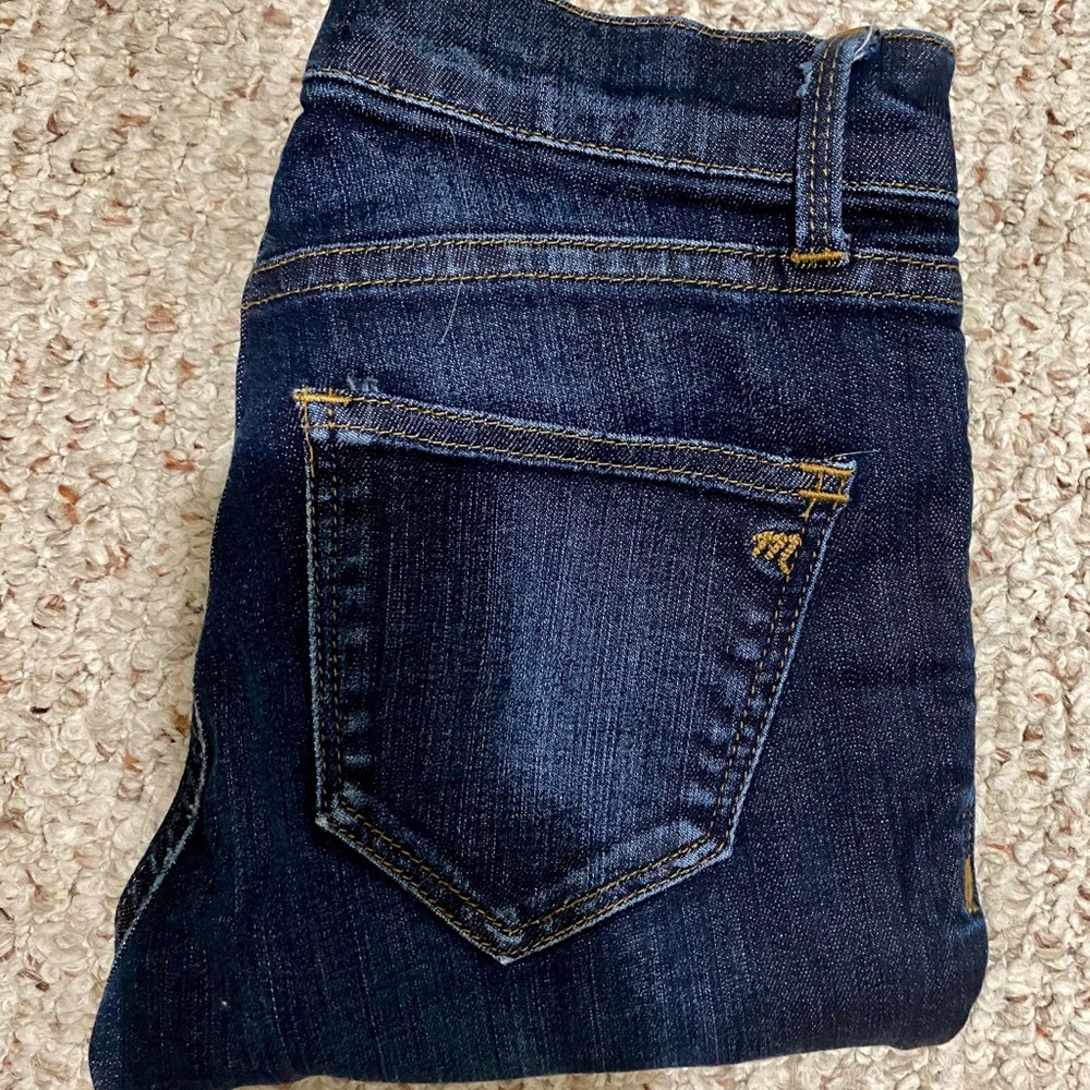 Madewell dark wash skinny jeans